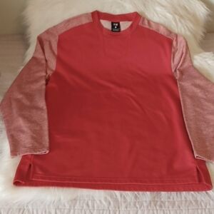 Under Armour Red Raglan Long-Sleeve Shirt